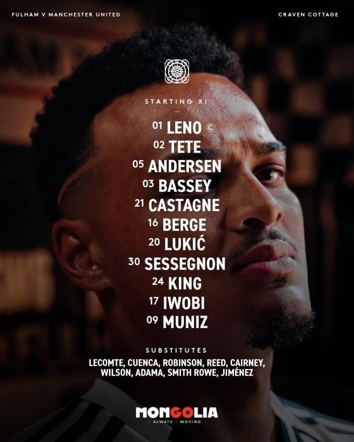 意大利甲组联赛 _曼联客战富勒姆首发：库尼亚、芒特、阿玛德先发意大利甲组联赛 ，舍什科替补